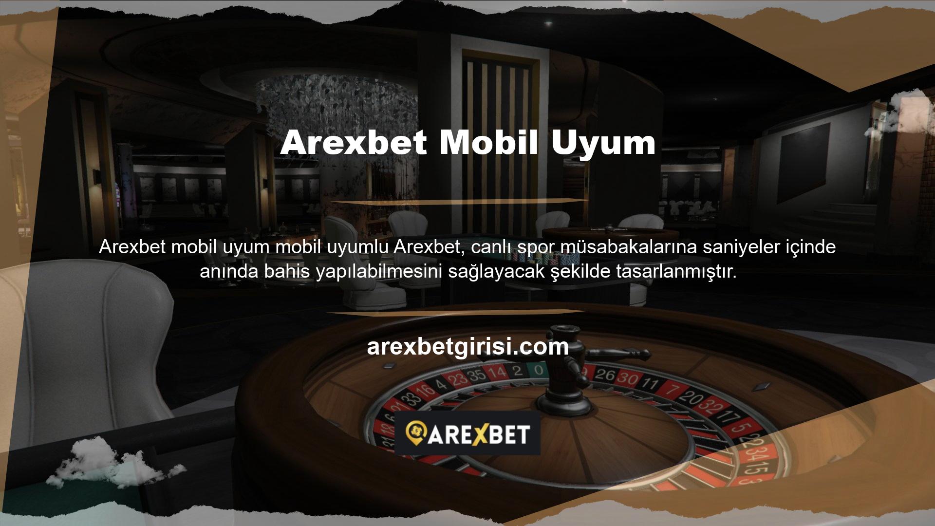 Ayrıca Arexbet mobil cihaz kullanıcıları en son teknoloji ve özelliklerle sürekli olarak güncellenmektedir