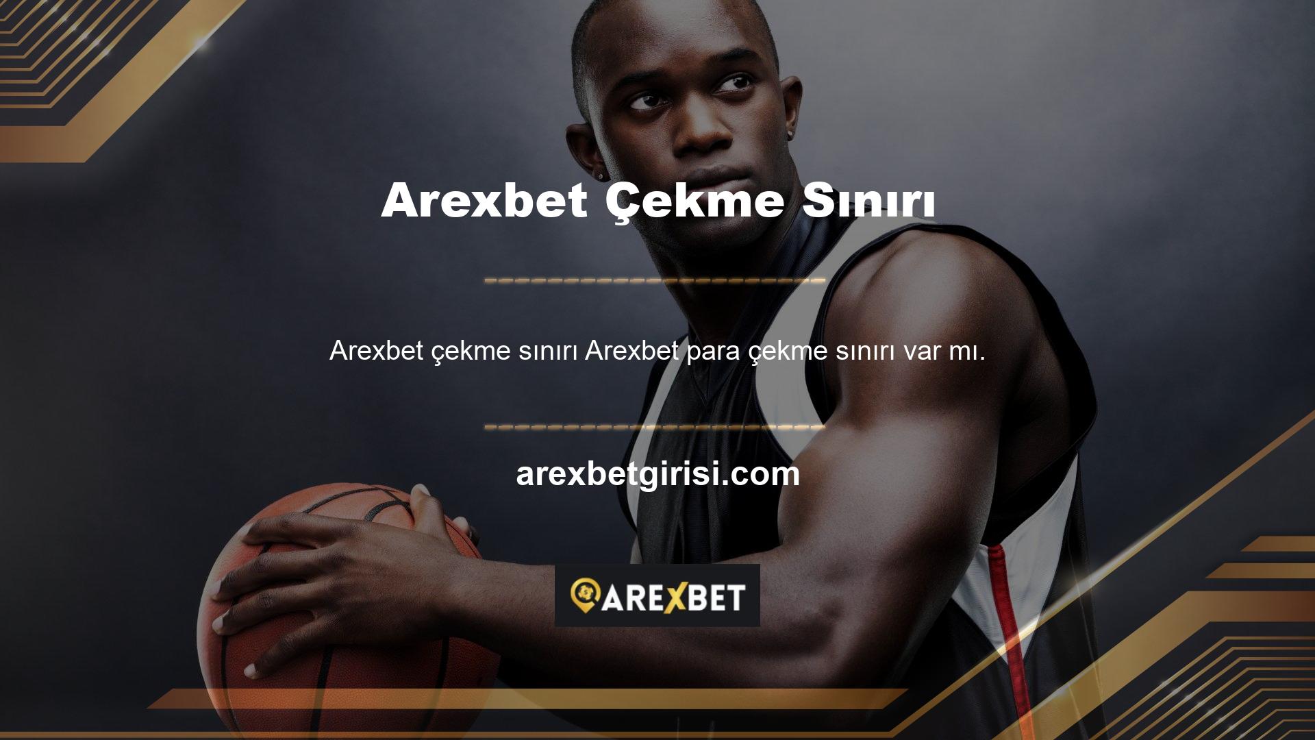 Arexbet geri çekilme sınırı olup olmadığı sorulduğunda, cevap evet